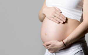 Barriga de mulher grávida